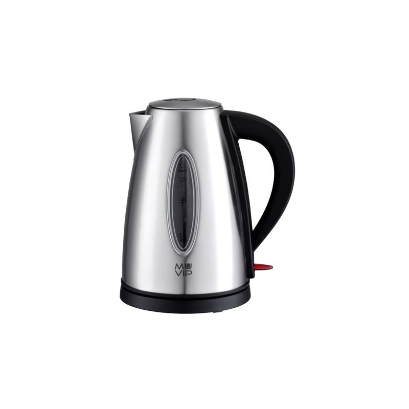 Muvip Hervidor de Agua Electrico 2200W - Capacidad 1.7L - Cuerpo de Acero Inoxidable - Indicador de Nivel - Base Giratoria Muvip Hervidor de Agua Electrico 2200W - Capacidad 1.7L - Cuerpo de Acero Inoxidable - Indicador de Nivel - Base Giratoria