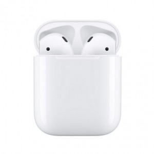 Apple AirPods V2 Auriculares Inalambricos Bluetooth - 2 Microfonos con Tecnologia Beamforming - Control Tactil - Autonomia hast