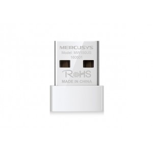 Mercusys Adaptador USB Nano Inalambrico N150 - USB 2.0 - Hasta 150Mbps