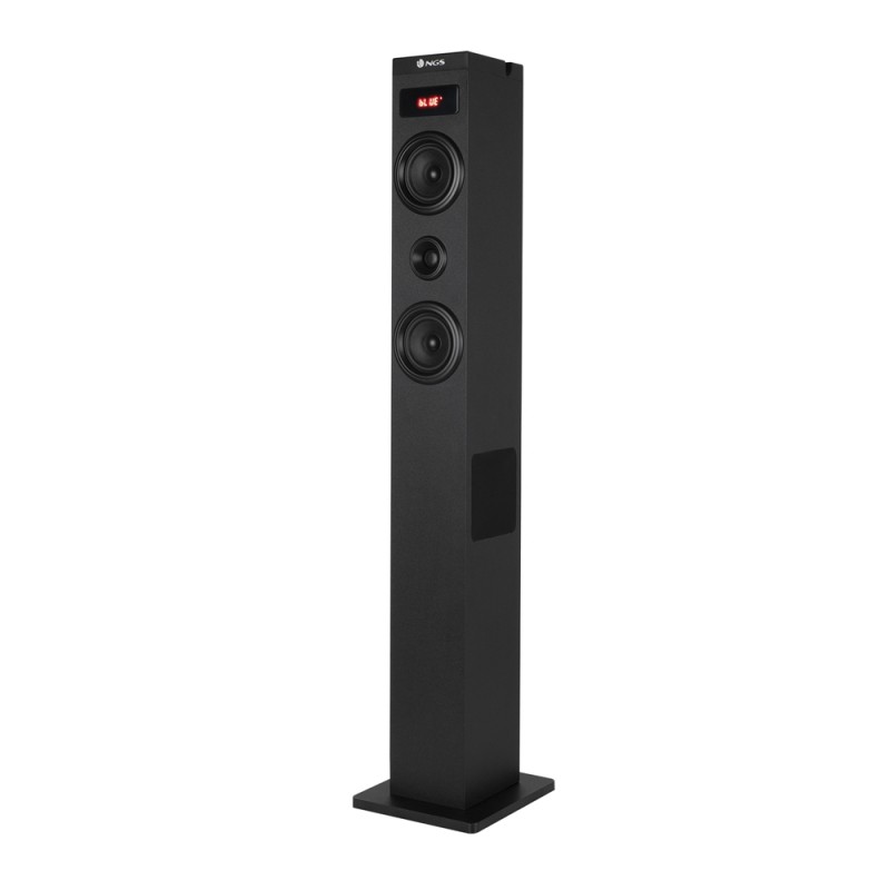 NGS Sky Charm 2.1 Torre de Sonido Bluetooth 80W - Mando a Distancia - Pantalla LED - USB NGS Sky Charm 2.1 Torre de Sonido Bluetooth 80W - Mando a Distancia - Pantalla LED - USB