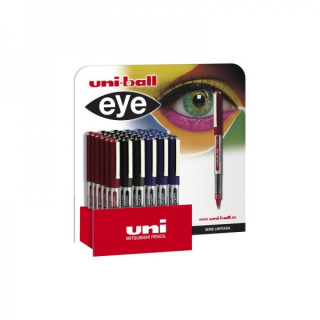 Uni-ball Eye Micro UB-150 Expositor de 36 Boligrafos de Tinta Liquida - Punta de Bola 0.5mm - Tinta Resistente al Agua y Luz -
