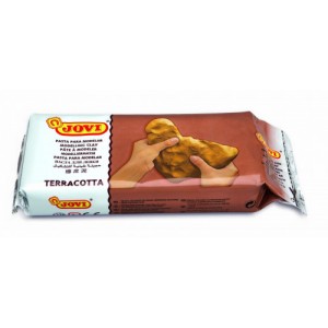 Pastilla pasta modelar air dry endurecible al aire 500 g terracotta jovi 88