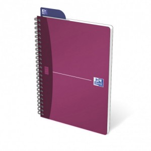 Cuaderno tapa plástico a5 90 hojas 5x5 colores surtidos urban mix oxford 100104341
