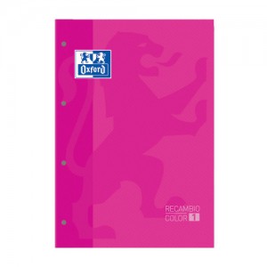 Oxford 400123677 cuaderno y block a4 80 hojas rosa