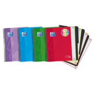Oxford 400027275 cuaderno y block a4+ 120 hojas colores surtidos