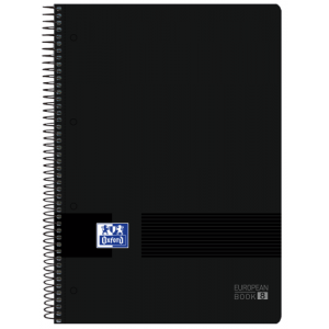 Oxford 400088489 cuaderno y block 160 hojas negro