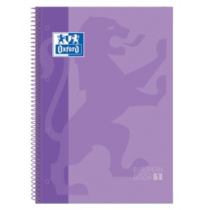 Oxford europeanbook 1 cuaderno y block a4 80 hojas púrpura