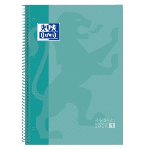 Oxford europeanbook 1 cuaderno y block a4+ 80 hojas color menta