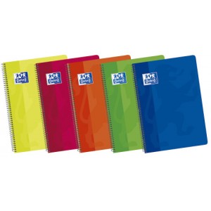 Oxford 100430171 cuaderno y block 80 hojas colores surtidos