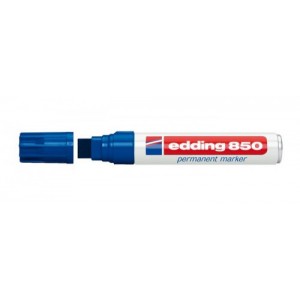 Marcador permanente punta biselada 5-16mm 850 azul edding 850-03