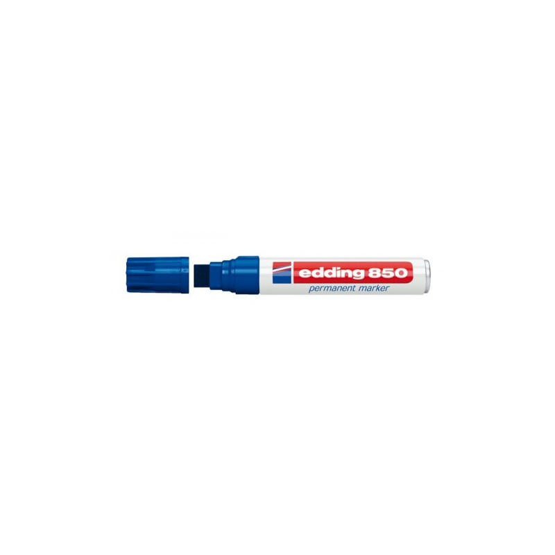 Marcador permanente punta biselada 5-16mm 850 azul edding 850-03 Marcador permanente punta biselada 5-16mm 850 azul edding 850-03