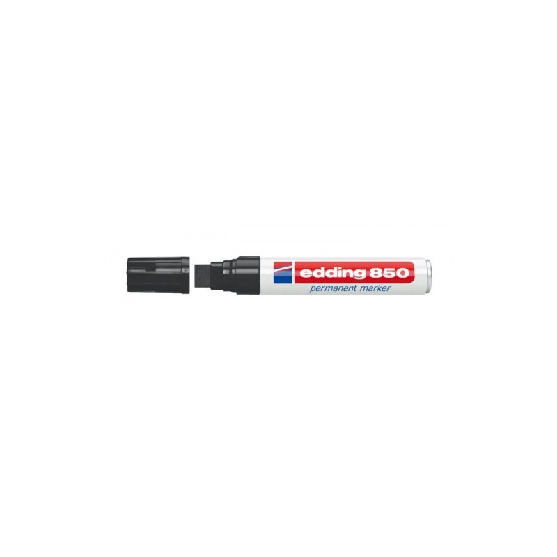 Marcador permanente punta biselada 5-16mm 850 negro edding 850-01 Marcador permanente punta biselada 5-16mm 850 negro edding 850-01