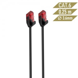 Ewent im1046 cable de red 2 m cat6 u/utp (utp) negro