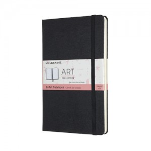 Libreta de arte bullet l (13x21cm) negra moleskine artbulnt3