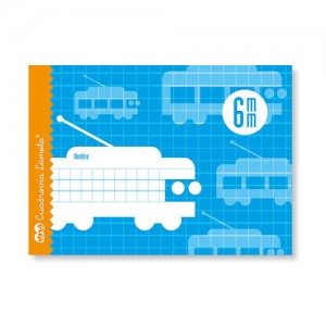 Libreta cubierta basica 4º apaisado rayado 6 mm 16 hojas lamela 05006