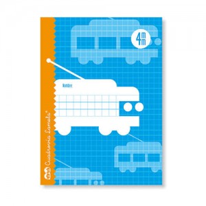 Libreta cubierta basica 4º rayado 4 mm 16 hojas lamela 05004