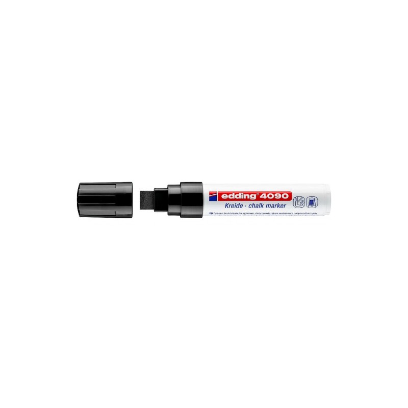 Marcador tiza liquida grueso 4090 negro edding 4090-001 Marcador tiza liquida grueso 4090 negro edding 4090-001