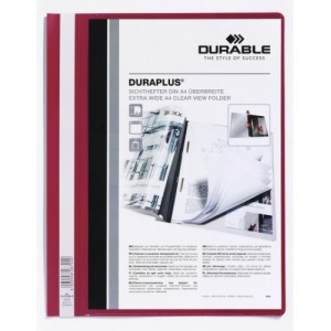 Dossier fastener duraplus a4 pvc rojo durable 2579-03