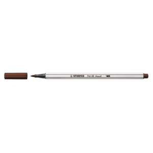 Rotulador punta fibra pincel pen 68 brush marron stabilo 568/45