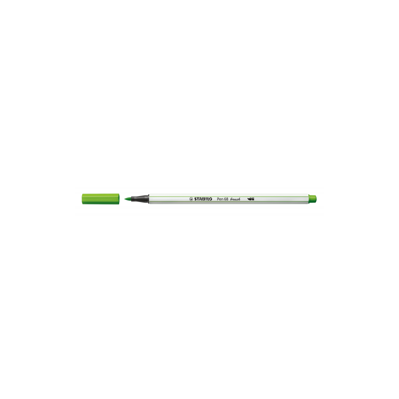 Rotulador punta fibra pincel pen 68 brush verde hoja stabilo 568/43 Rotulador punta fibra pincel pen 68 brush verde hoja stabilo 568/43