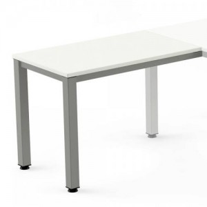 Ala  para mesa serie executive 100x60 gris / blanco rocada 2107ad04