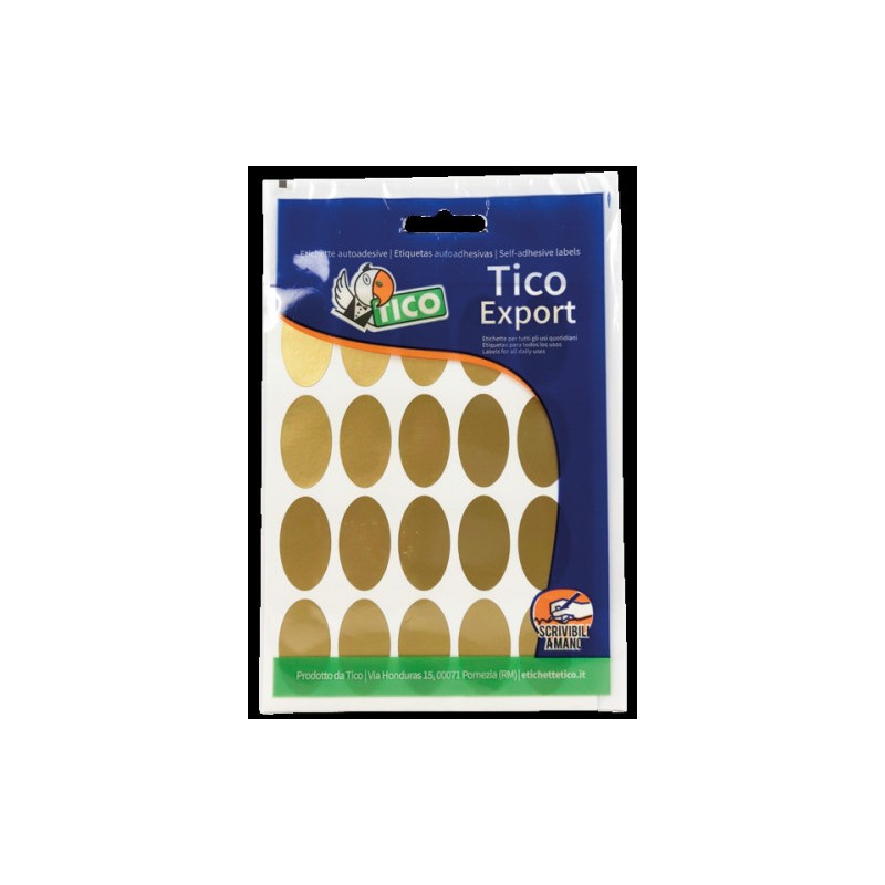 Paquete 10 hojas etiquetas satinadas oro 36x20 mm tico e-gl-3620 Paquete 10 hojas etiquetas satinadas oro 36x20 mm tico e-gl-3620
