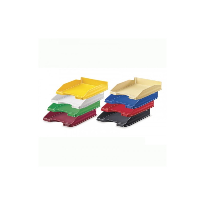 Bandeja apilable de plastico 350x250x65 mm. color gris faibo 93-08 Bandeja apilable de plastico 350x250x65 mm. color gris faibo 93-08