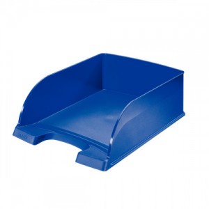Bandeja apilable jumbo en poliestireno formato folio color azul leitz 52330035