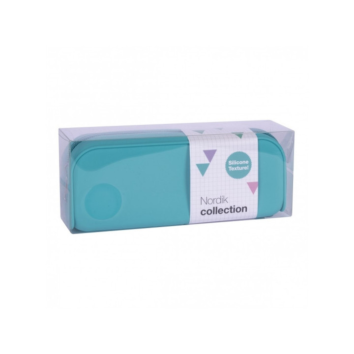 Apli Estuche de Silicona Nordik Collection - Tacto Suave - Cremallera - Flexible y Moldeable - Resistente al Agua - Facil de Li