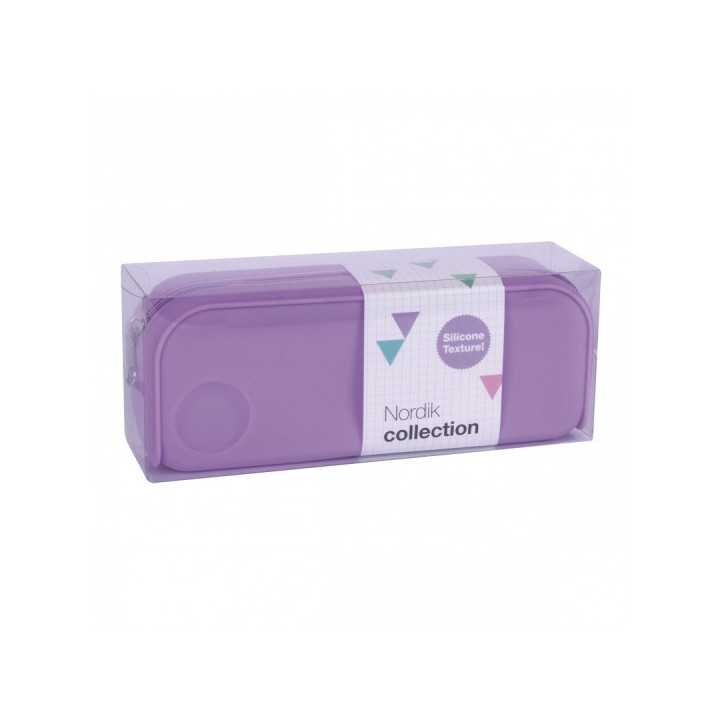 Apli Estuche de Silicona Nordik Collection - Tacto Suave - Cremallera - Flexible y Moldeable - Resistente al Agua - Facil de Li