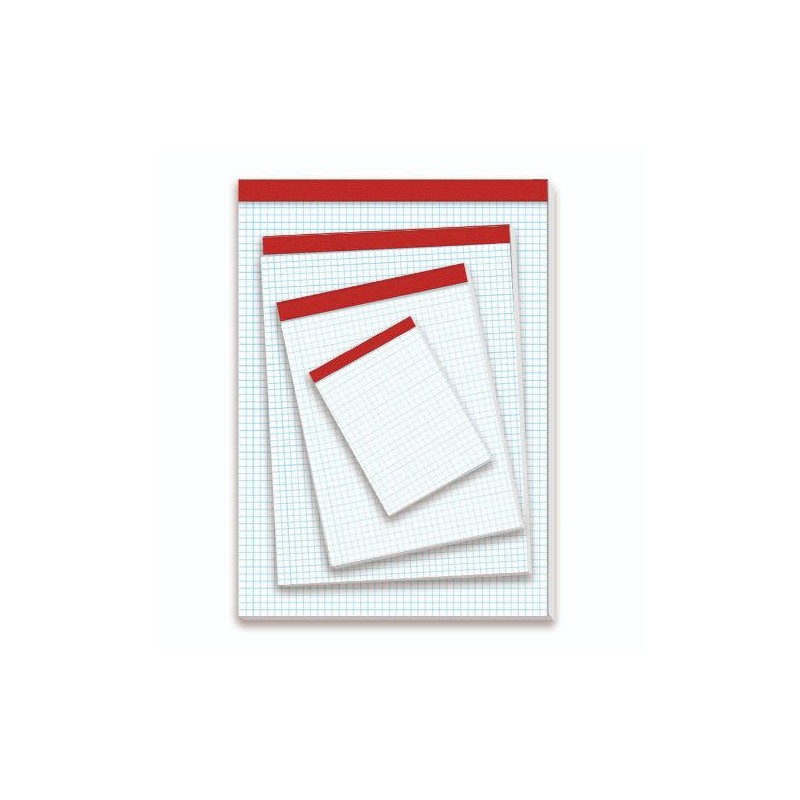 Bloc de notas sin tapa 60 grs. 16º (75x105mm.) 80 hojas cuadrícula 4x4 pacsa 18127