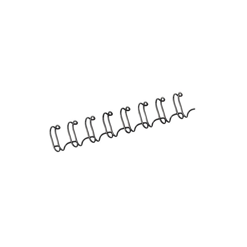 Pack 100 wires 12 mm. negro fellowes 53273