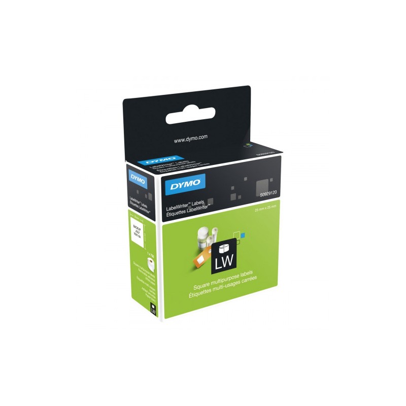 Rollo etiquetas labelwriter 25x25mm blanco dymo s0929120