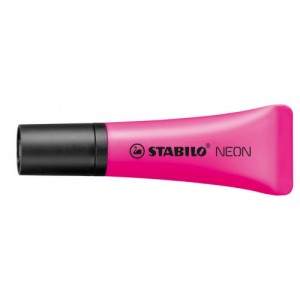 Marcador fluorescente neon trazo 2/5mm. magenta stabilo 72/58