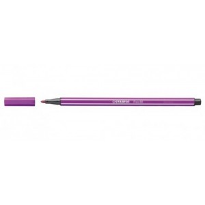 Rotulador punta fibra media 1mm. pen 68 lila stabilo 68/58