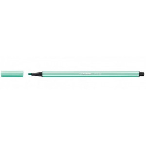 Rotulador punta fibra media 1mm. pen 68 verde hielo stabilo 68/13