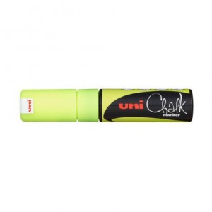 Marcador chalk pwe-8k pizarra verde 8mm. amarillo uni-ball 140103000
