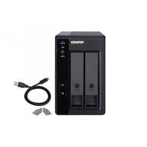 Qnap tr-002 unidad de disco multiple negro