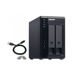 Qnap tr-002 unidad de disco multiple negro