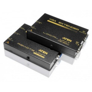 Aten ve150a extensor audio/video transmisor y receptor de señales av negro
