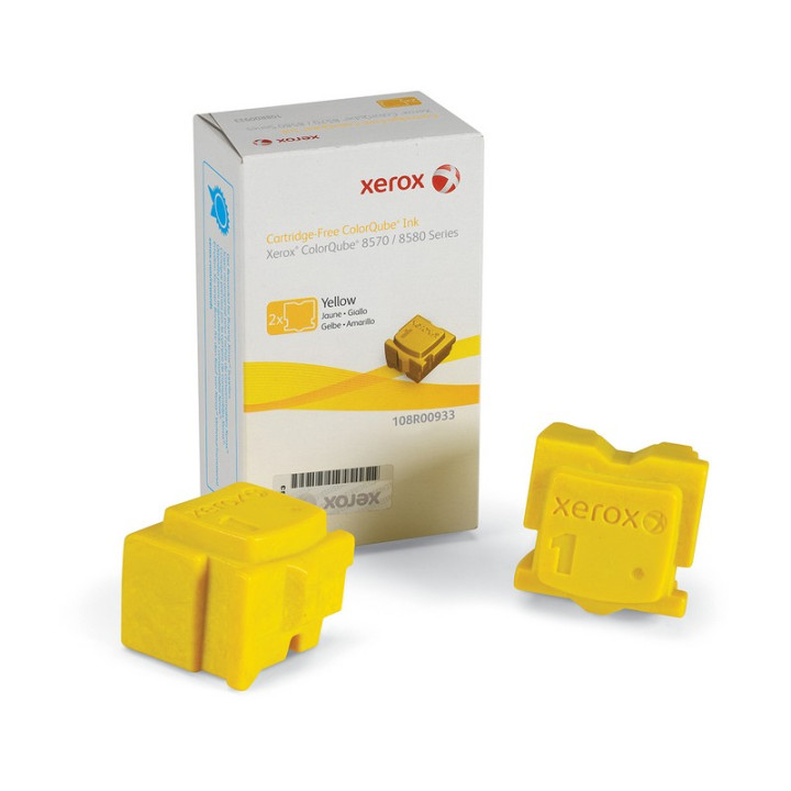 XEROX TEKTRONIX QUBE8570 Cartucho Cartucho tinta solida Amarillo (Pack 2)