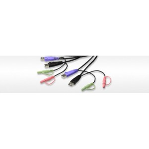 Aten cs692 interruptor kvm negro