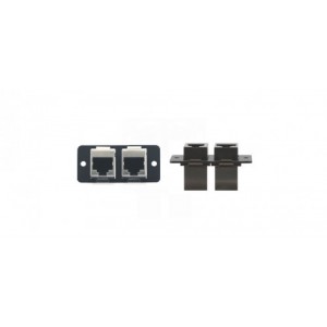 Kramer electronics w4545(b) placa de pared y cubierta de interruptor negro