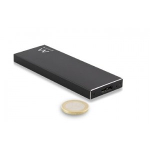 Ewent ew7023 caja para disco duro externo caja externa para unidad de estado sólido (ssd) negro