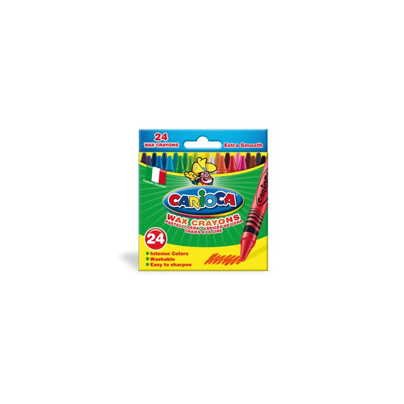 Caja 24 ceras pastel carioca 42366 Caja 24 ceras pastel carioca 42366