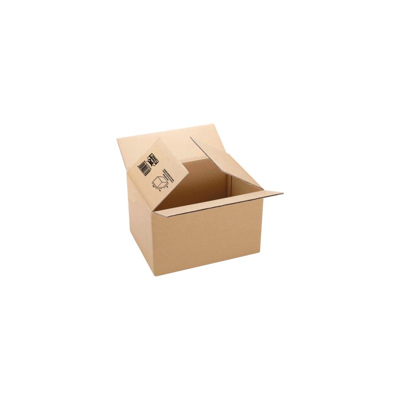 Caja carton embalaje 600x400x290mm marron canal 3mm fixo 18113 Caja carton embalaje 600x400x290mm marron canal 3mm fixo 18113