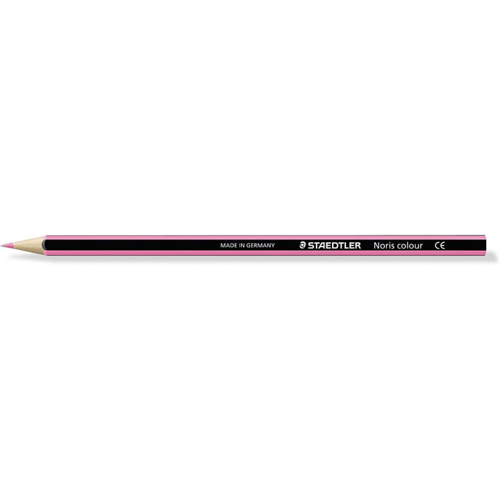 Staedtler Noris Colour 185 Lapiz Hexagonal de Color - Resistencia a la Rotura - Material Wopex - Color Rosa