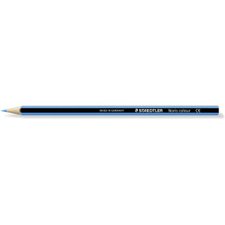 Staedtler Noris Colour 185 Lapiz Hexagonal de Color - Resistencia a la Rotura - Material Wopex - Color Azul Claro