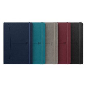 Cuaderno signature a5 tapa extradura 80h liso colores surtidos clasicos oxford 400163614
