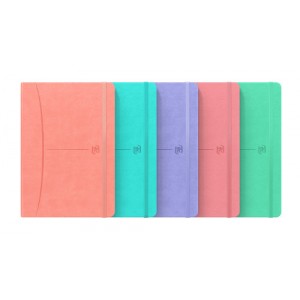 Cuaderno signature a5 tapa extradura 80h liso colores surtidos pastel oxford 400163616